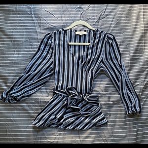 Anne Taylor Wrap Blouse